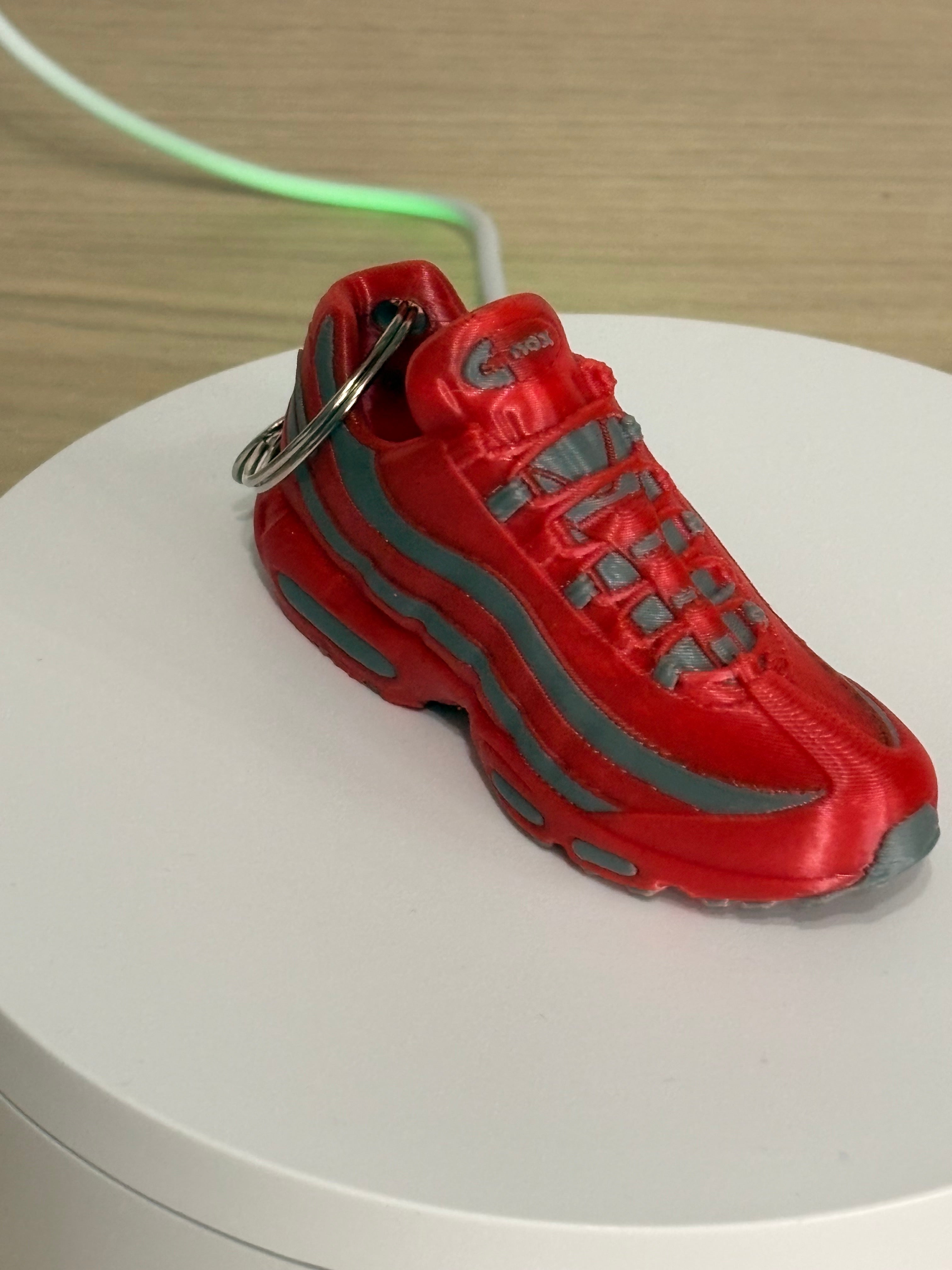 Nike Air Max 95 3D Printed Keychain - Red