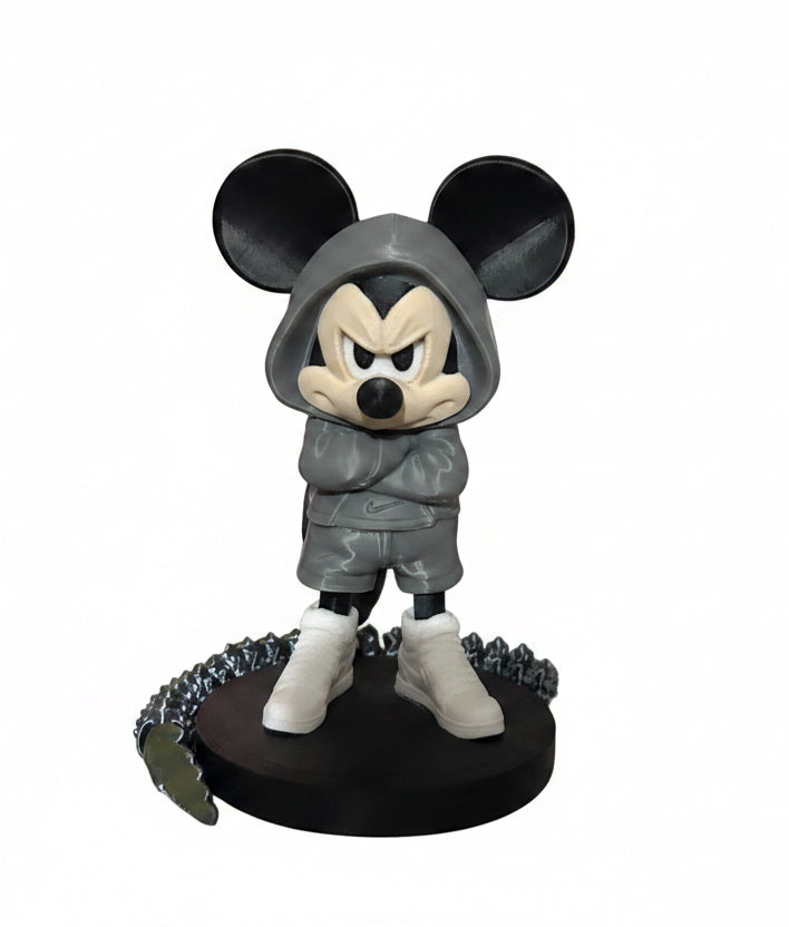 Iconic Mickey Mouse Urban 3D Printed Figure
