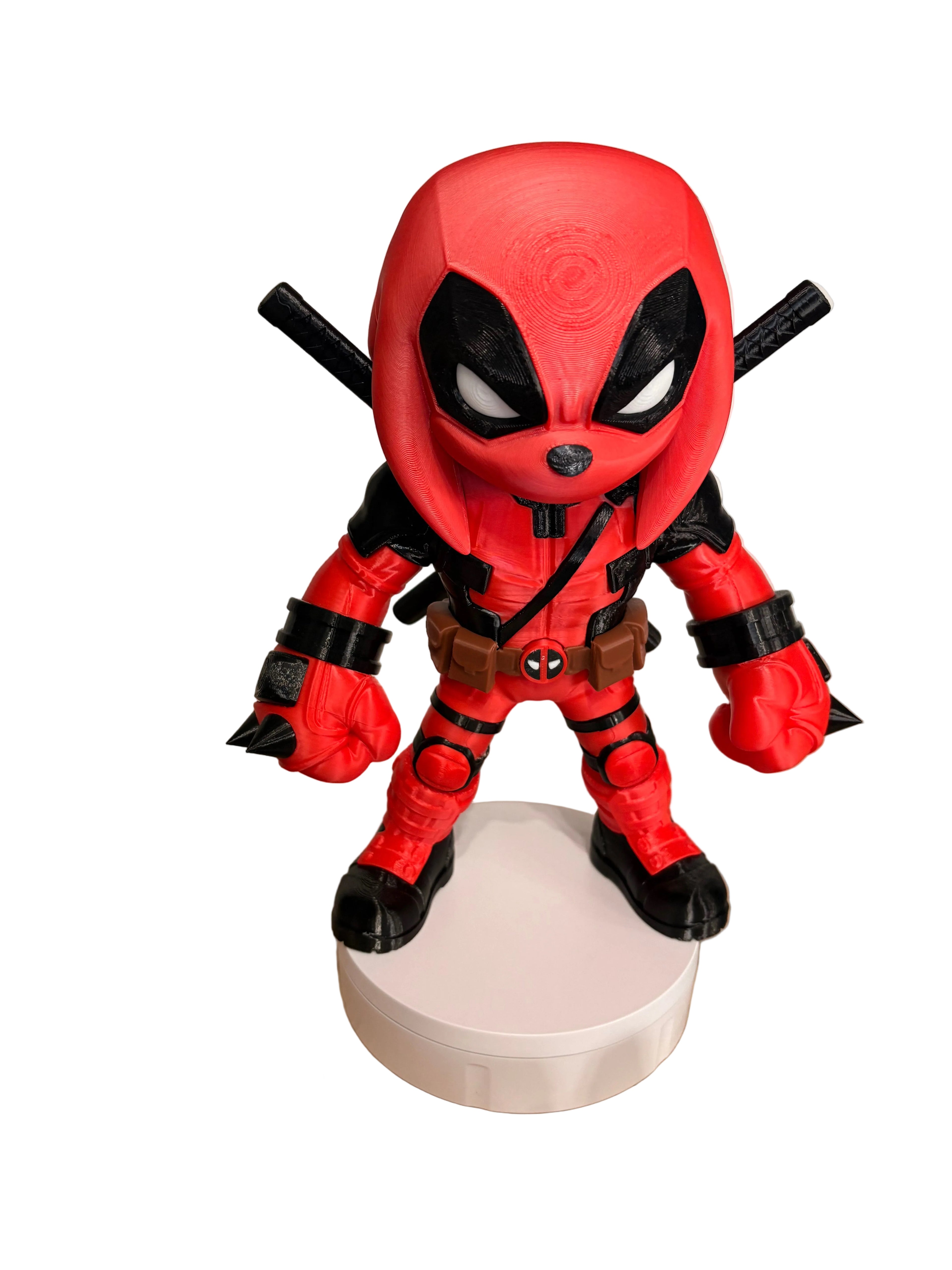 Knuckles x Deadpool 3D Printed Figure