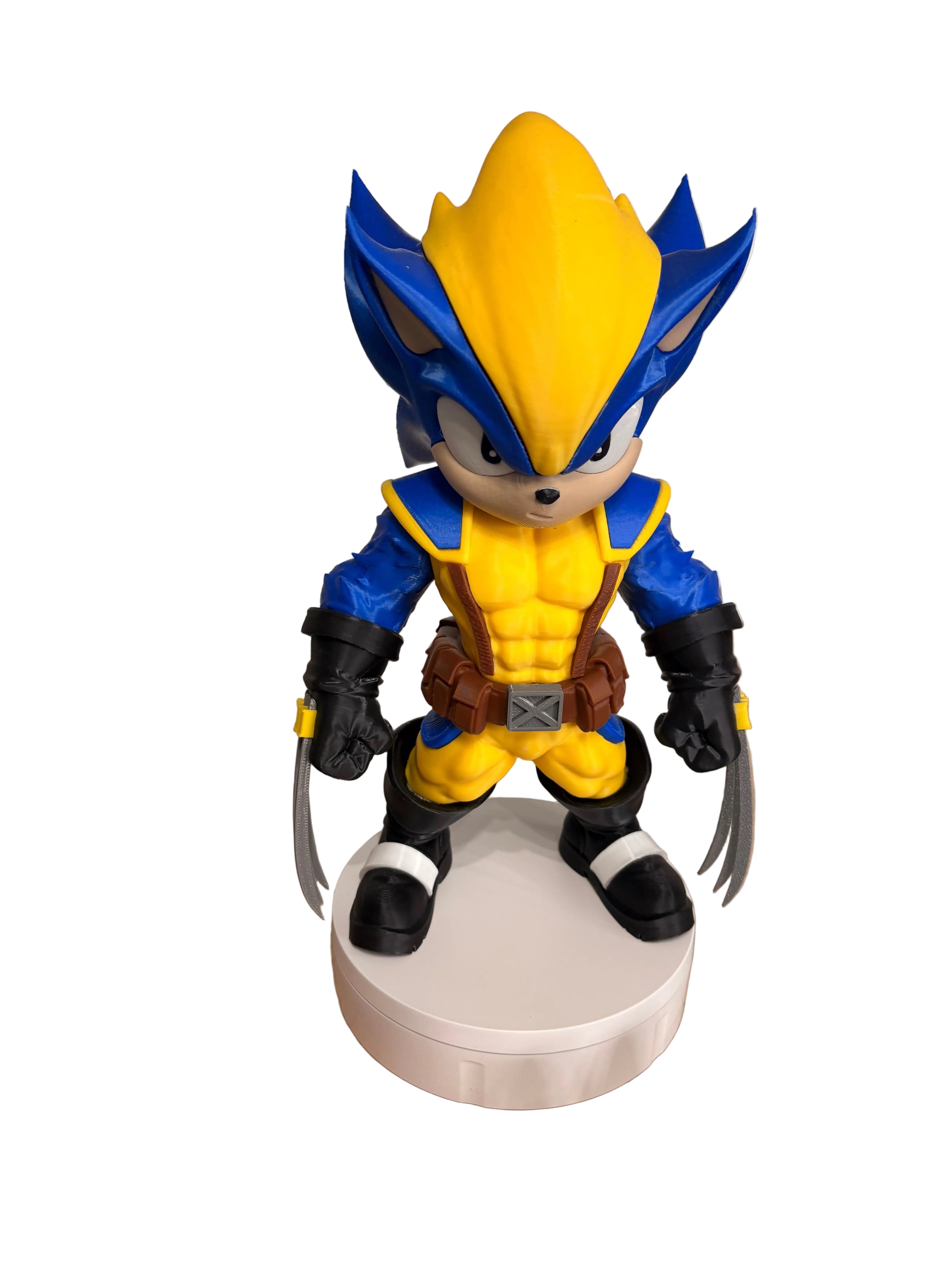 Sonic the Hedgehog x Wolverine 3D Printed Figure