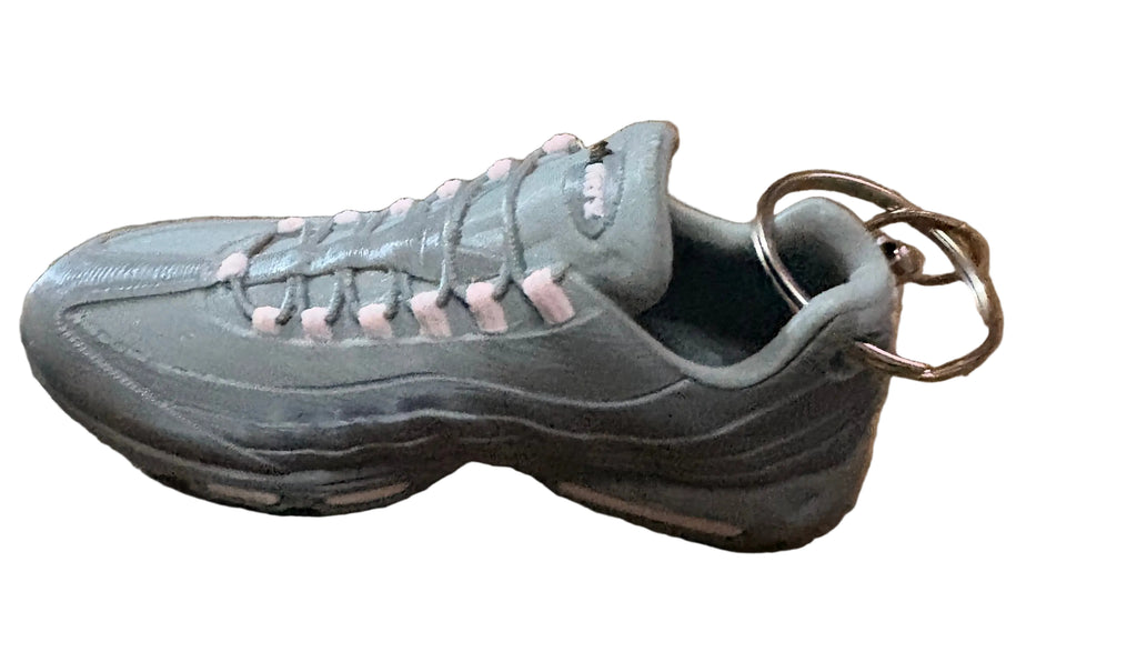 Nike Air Max 95 3D Printed Keychain - Grey & Pink